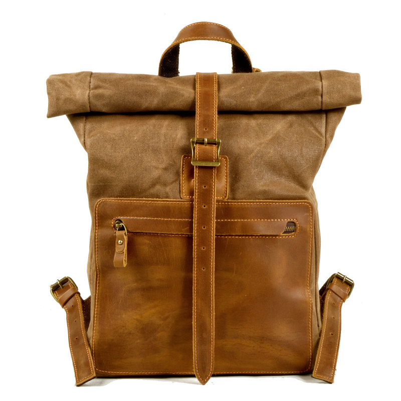 Canvas Backpack Casual - Nuovo zaino in tela cerata semplice