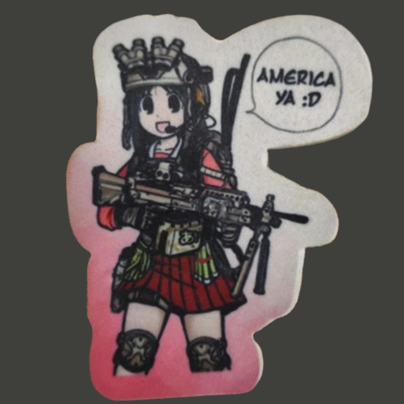 Urban Backpack Tactical - Toppa tattica per ragazza anime Morale