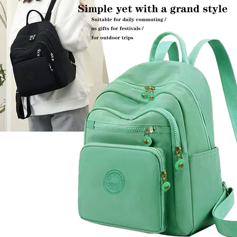 Canvas Backpack Casual - Zaino multicolore elegante ed elegante con