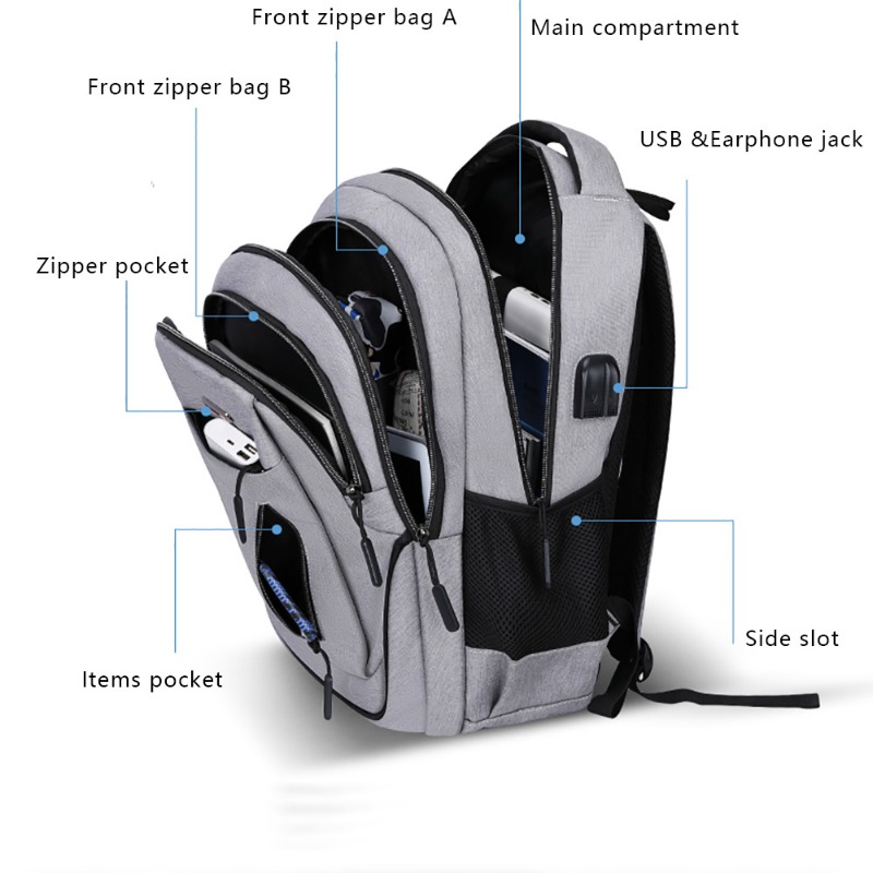 Zaino da uomo di grande capaci - Laptop Backpack 15.6 recensione e prezzo