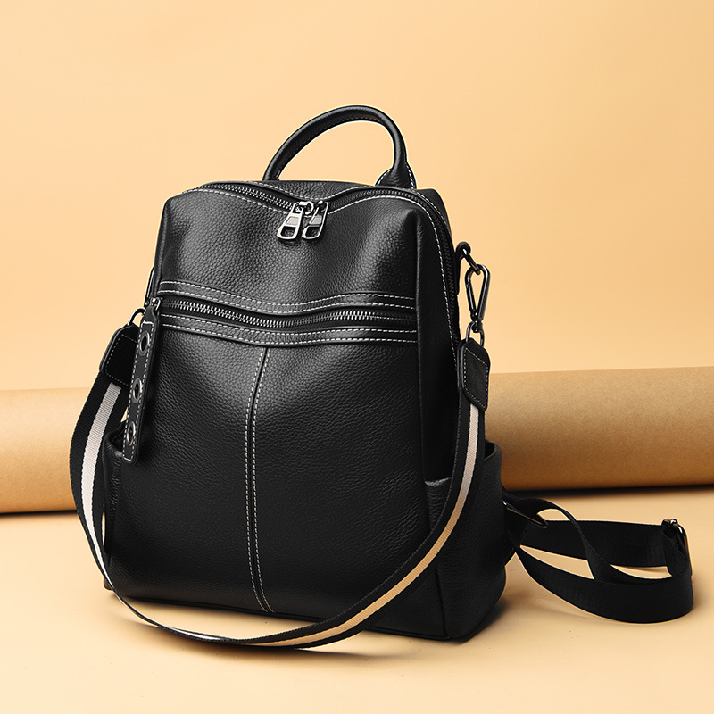 Zaino da donna in vera pelle F - Travel Backpack Anti Theft recensione e prezzo