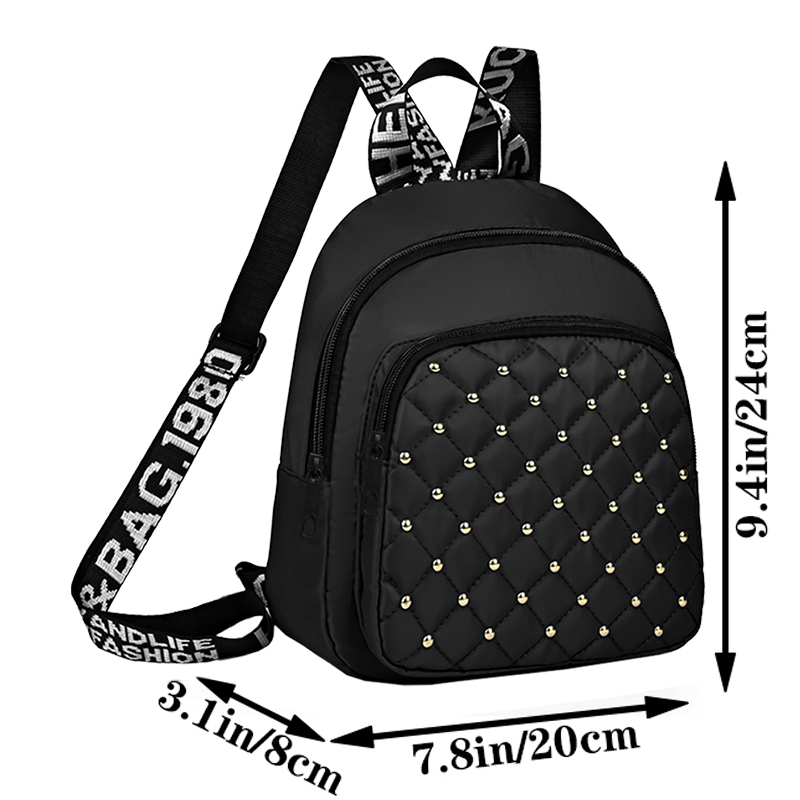 Zaino chic ed elegante con bor - Canvas Backpack Casual recensione e prezzo